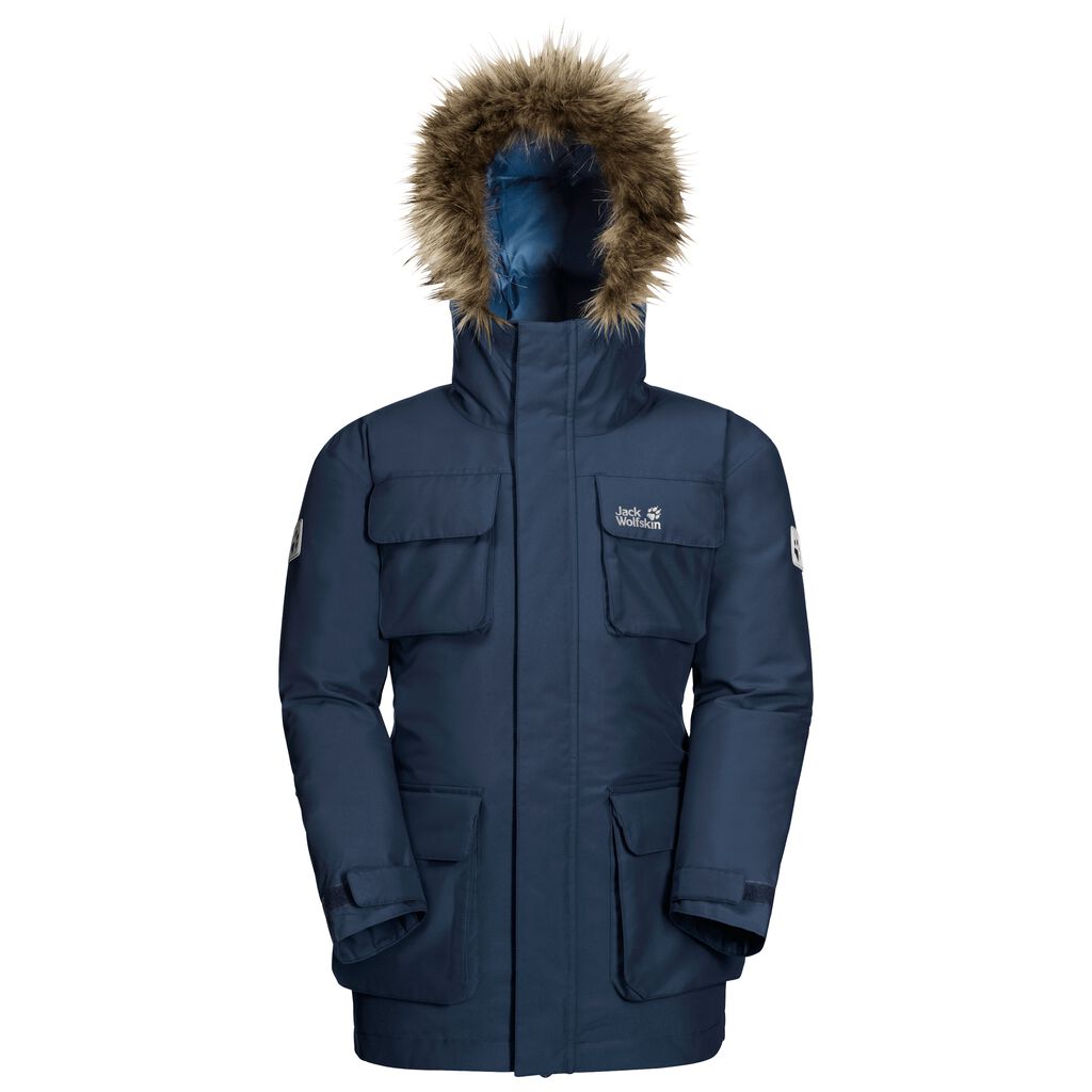 Jack Wolfskin ICE EXPLORER Vestes Enfant Indigo Foncé - IKOABQS-98